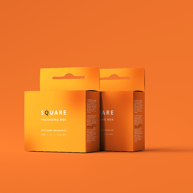 (B) Hanging Eyelashes Paper Boxes