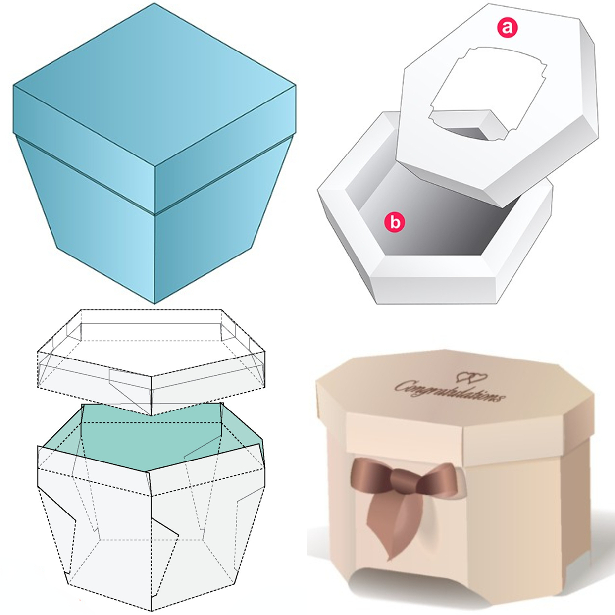 （I）Lided Paper Box