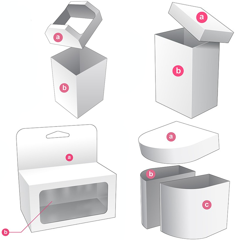 (T) Lidded Cardboard Box